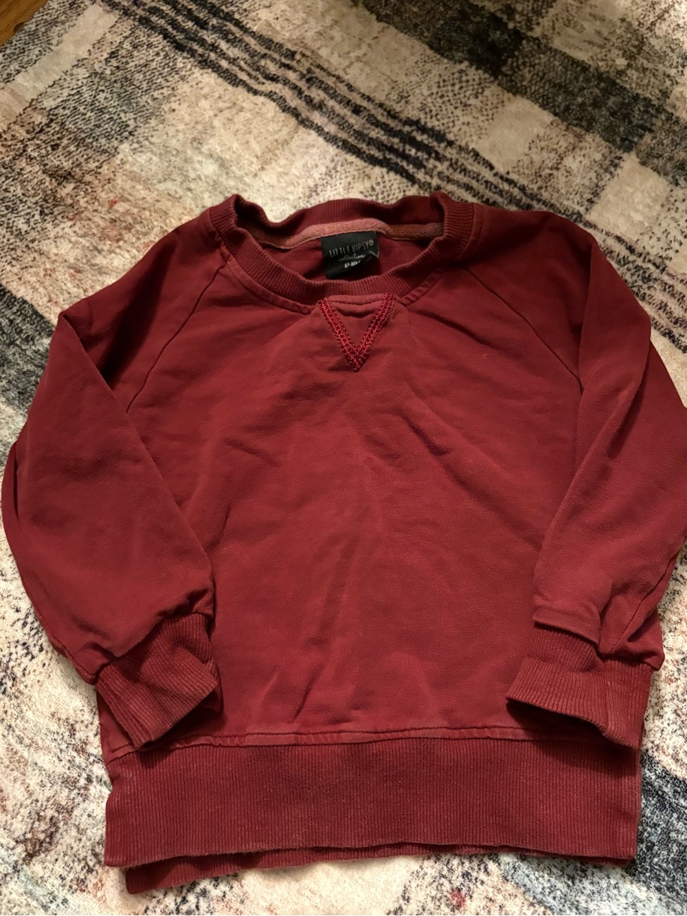Little Bipsy Red Crewneck Sweatshirt 12-18 mo